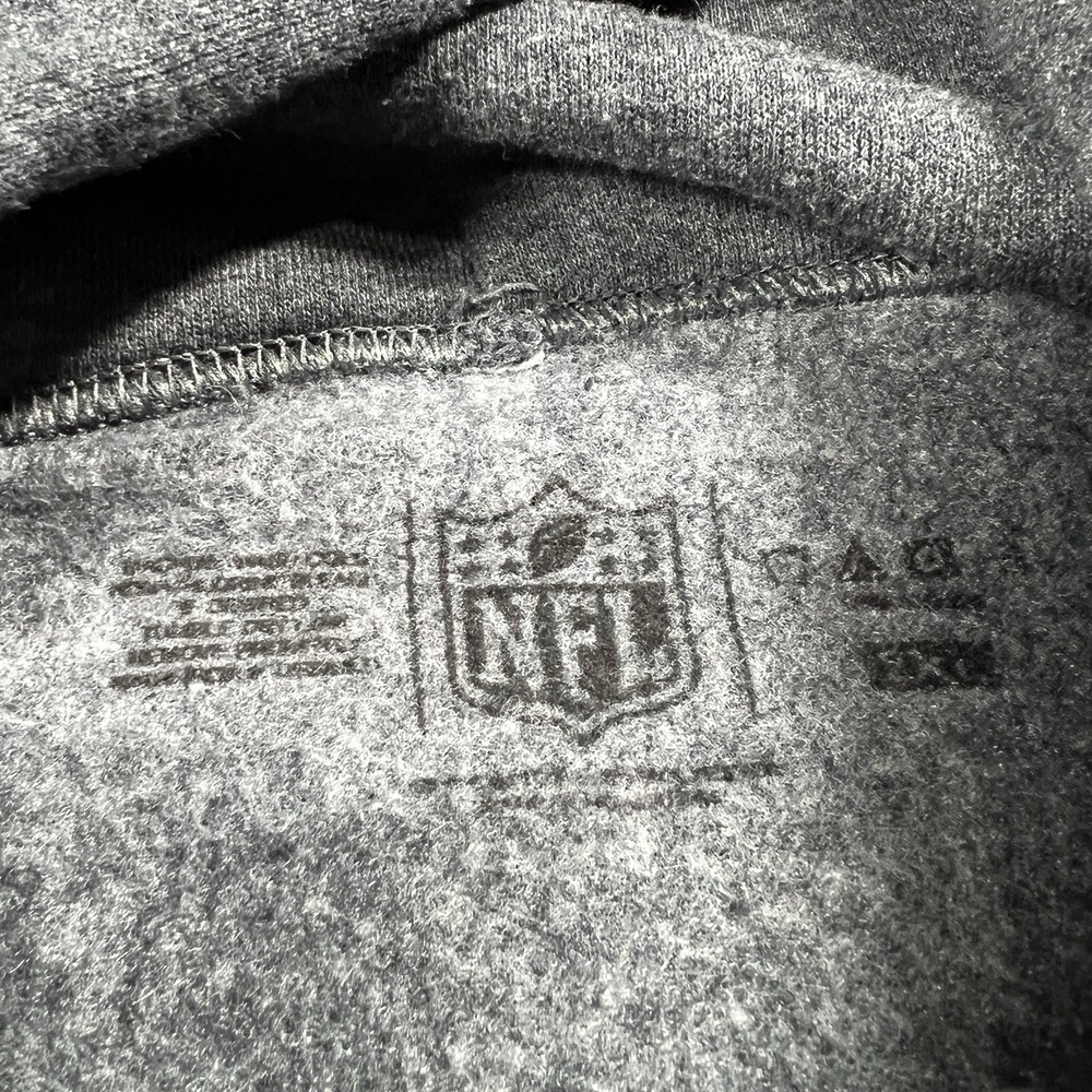 Detroit‎ Lions Hoodie Mens 2XL Gray NFL Football Hooded Drawstring Sweatshirt - Picture 3 of 7